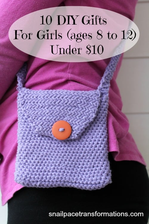 10 DIY Gifts For Girls (Ages 8 to 12) Under $10 - Snail Pace Transformations